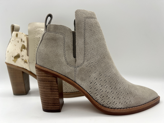 Пятка Abs с outsole TPR, мягкой кожей замши отказа и ботинками лодыжки платья кожаных женщин металлических волос