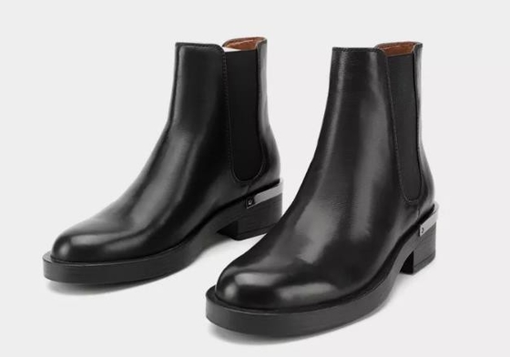 Подгонянный логотип и определяет размер Breathable женщин кроет кожей короткие ботинки Брауна и черноту