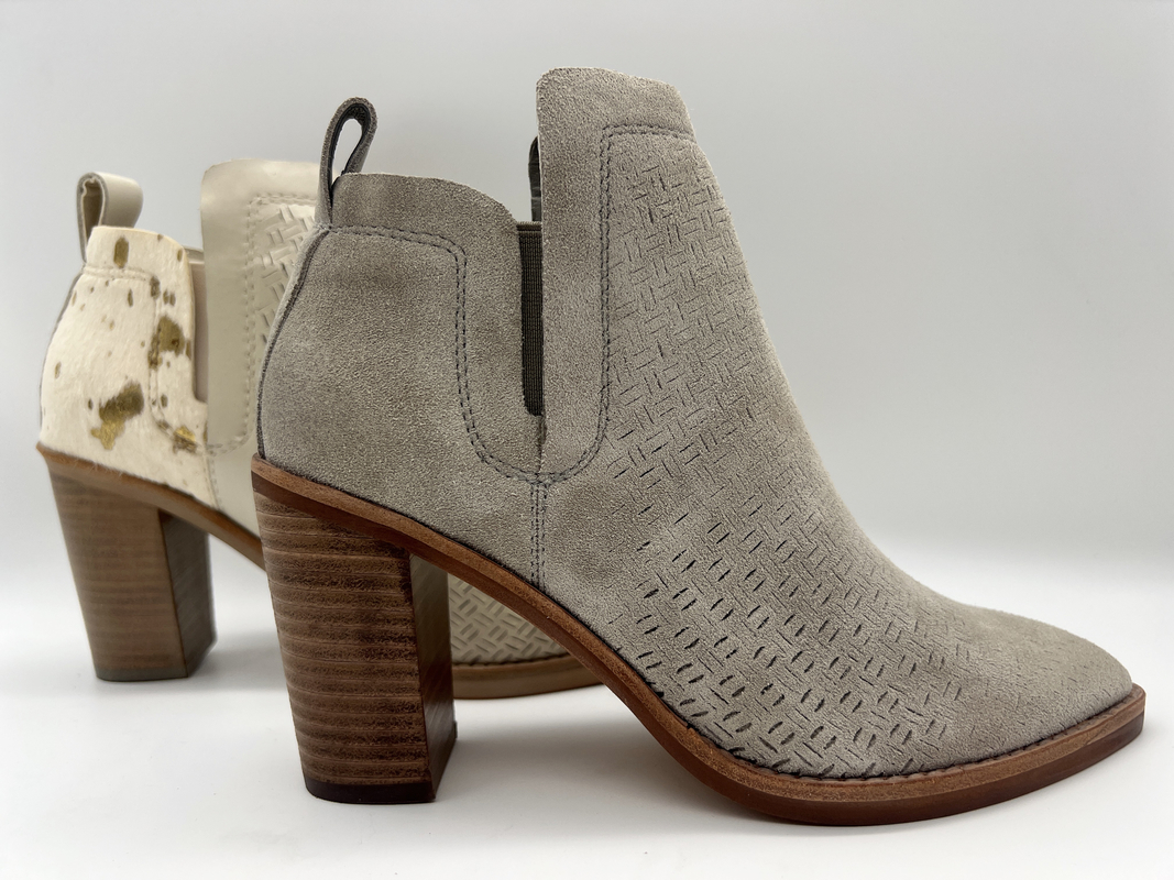Пятка Abs с outsole TPR, мягкой кожей замши отказа и ботинками лодыжки платья кожаных женщин металлических волос